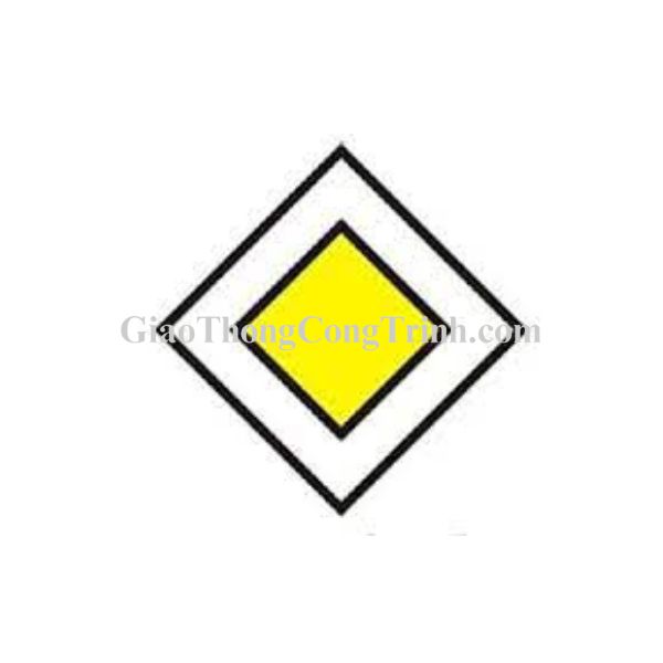 Biển Báo Giao Thông Hình Thoi Màu Vàng Cao Cấp Chất Lượng – OBBG00011 1 Biển Báo Giao Thông Hình Thoi