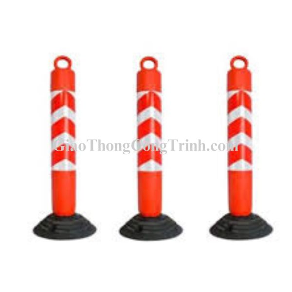 Cọc Phân Làn Giao Thông Hình Trụ Có Đế Cấm - OCPL00005 1 Cọc Phân Làn Giao Thông Hình Trụ Đế Cắm