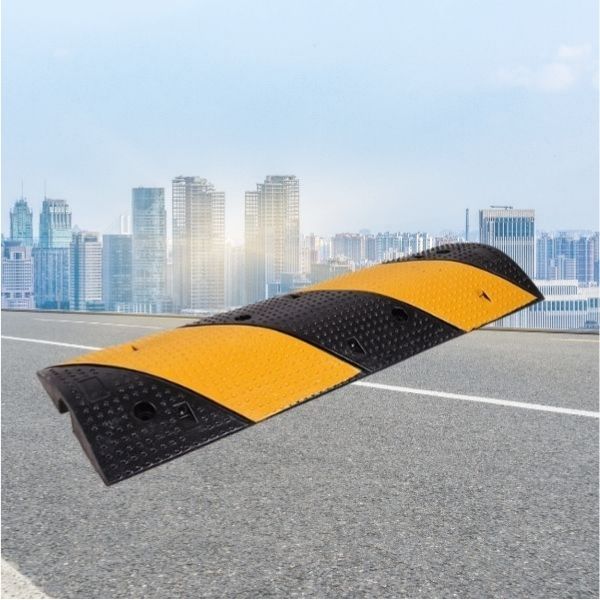 Gờ Giảm Tốc Cao Su Siêu Bền Thiết Kế Rãnh Giảm Tốc Chịu Lực Lớn - OGGT00090 3 Gờ Giảm Tốc Cao Su Siêu Bền